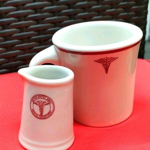 WWII Memorabilia - Coffee Mug and Cream Saucer